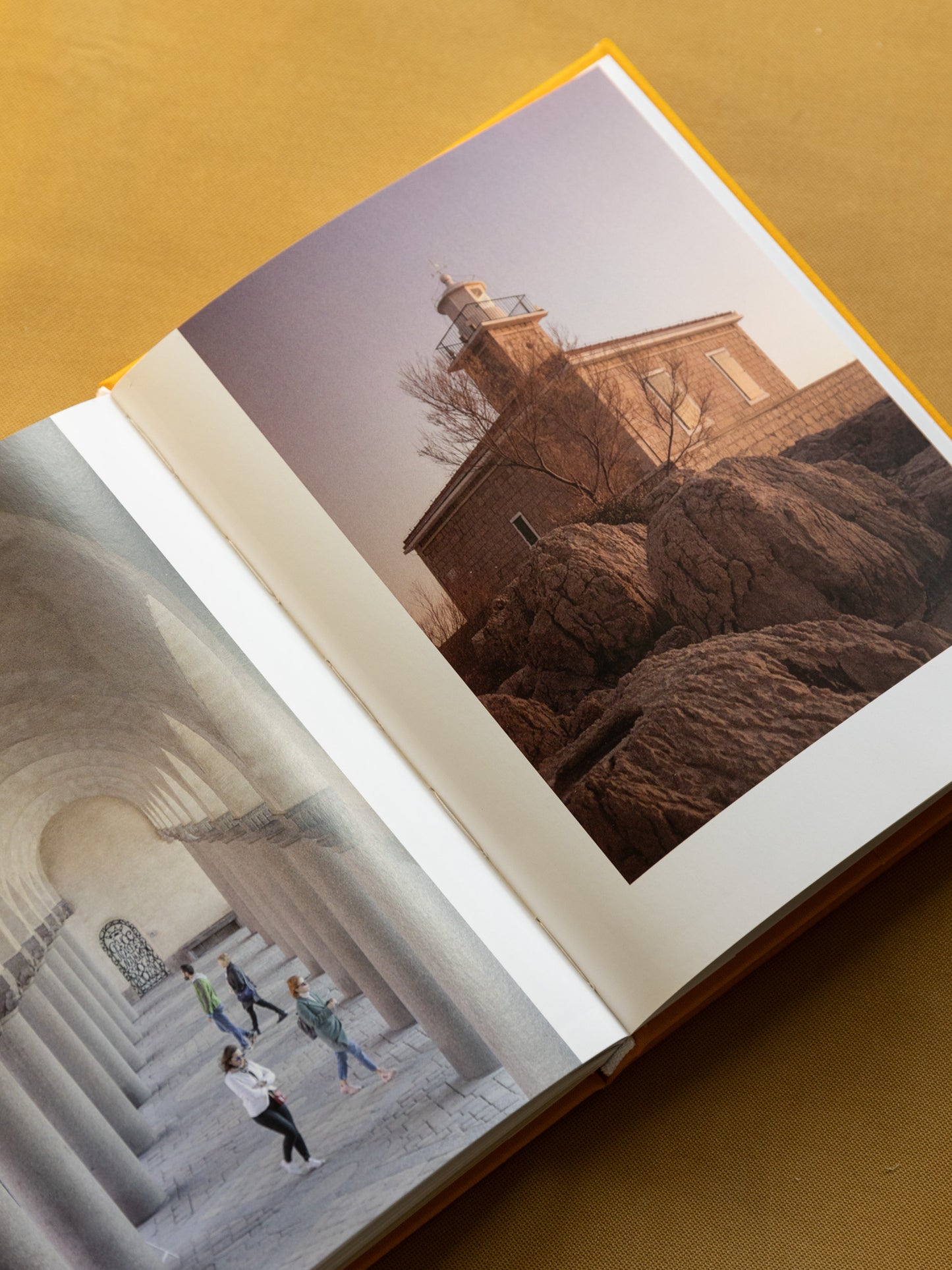 Artist's book titled 'It's a Small Day,' featuring 300 pages of photography and text, inside photo