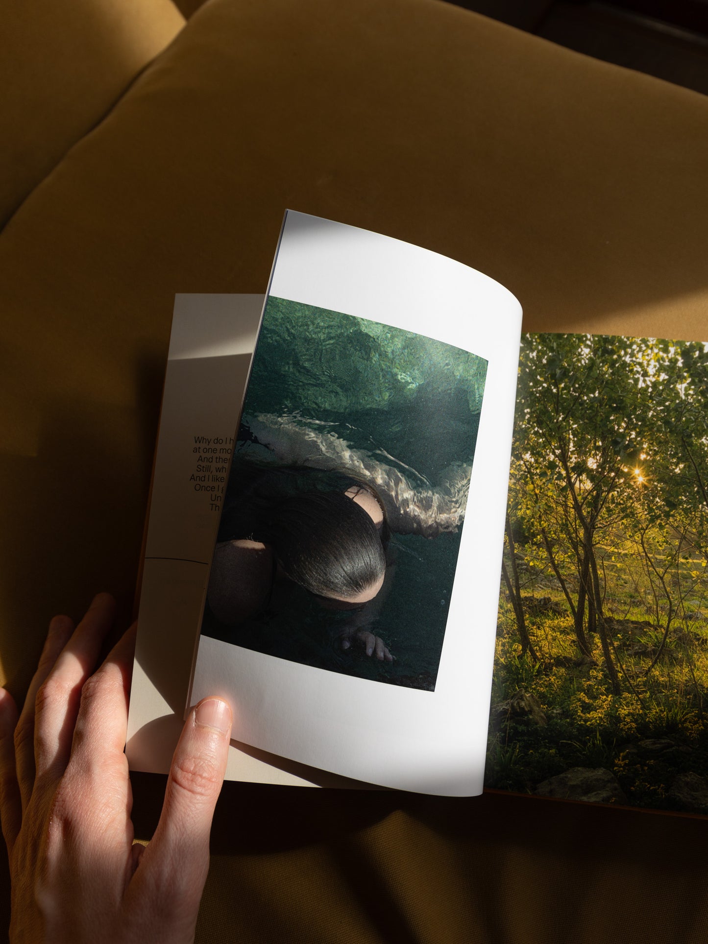 Artist's book titled 'It's a Small Day,' featuring 300 pages of photography and text, inside